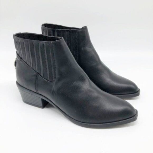 DOLCE VITA Stella Knock Ankle Black Bootie  - Picture 1 of 7